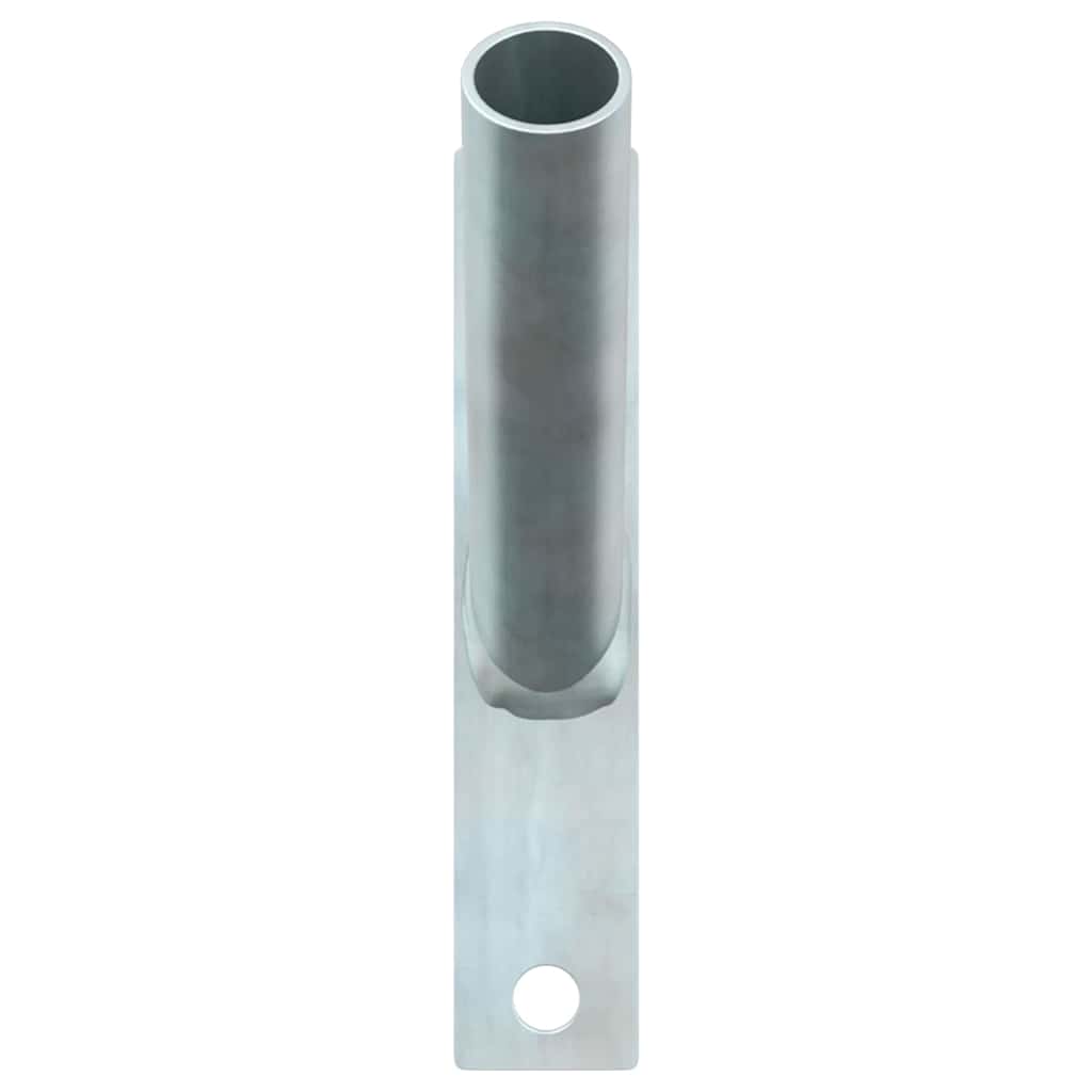 Fahnen Pole Holde Schwarz 10,5 x 7,5 x 0,25 cm Stahl