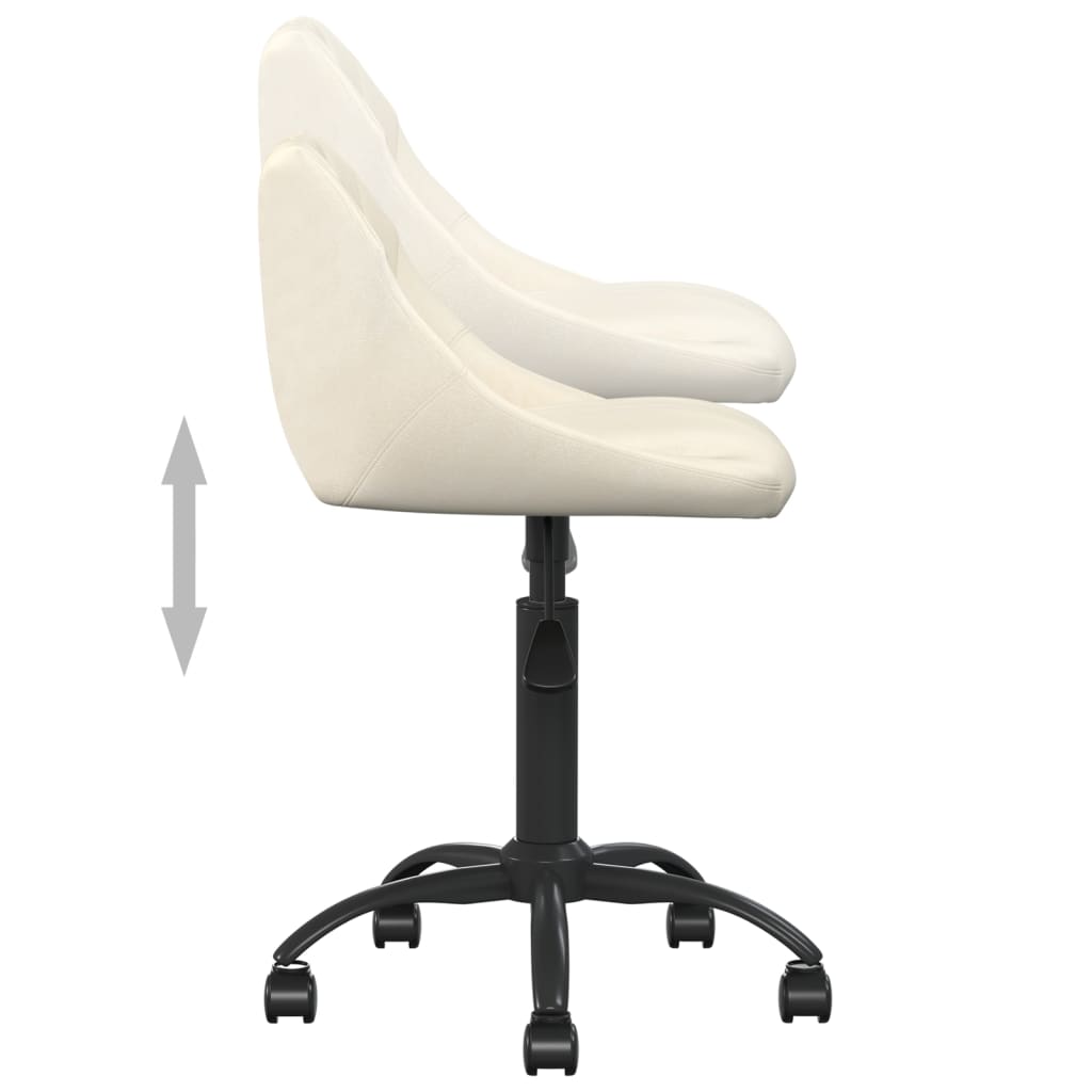 Bürostuhl Rosa Samt