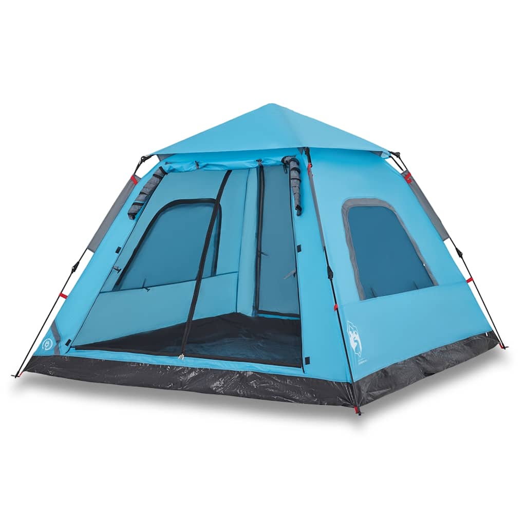 Kuppel-Campingzelt 4 Personen Grün Quick Release