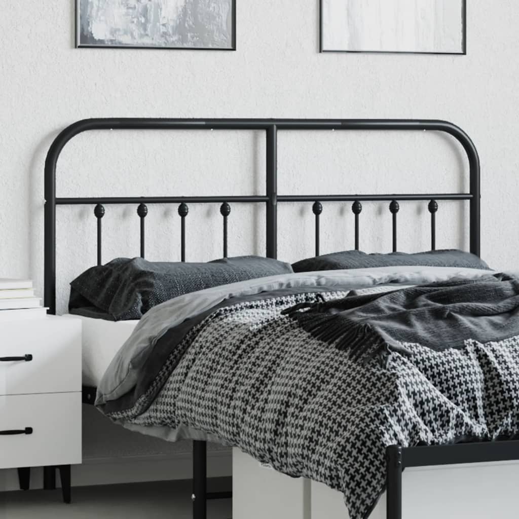 Ersatz-Kopfteil Metall Schwarz 75 cm