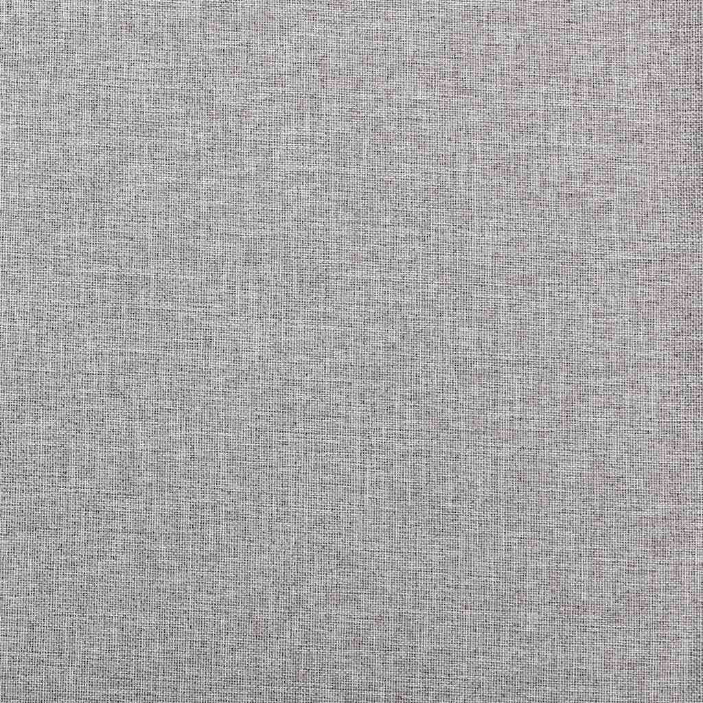 Verdunkelungsvorhänge mit Haken Leinenoptik Schwarz 290x245cm