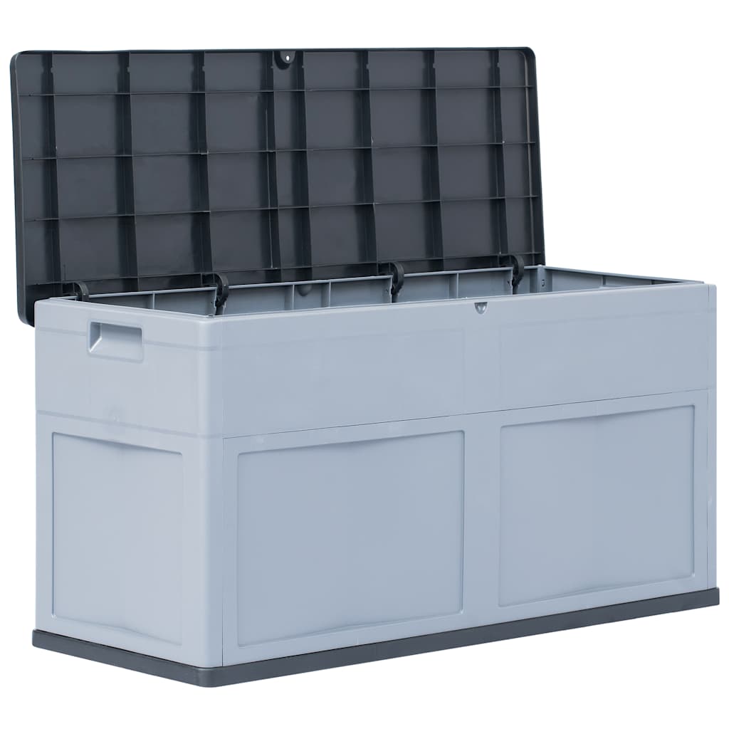 Garten-Aufbewahrungsbox 320 L Schwarz