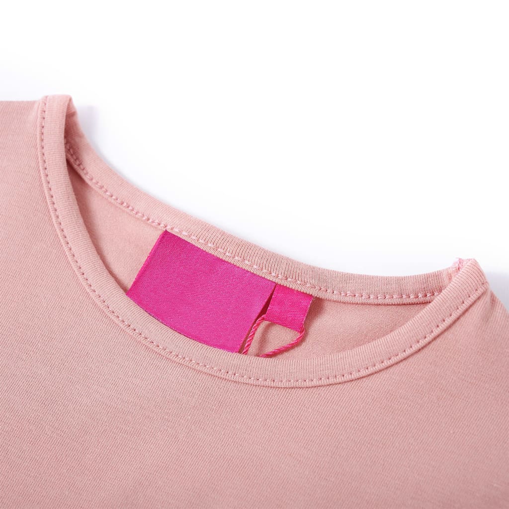 Kinder-Langarmshirt Hellrosa 104
