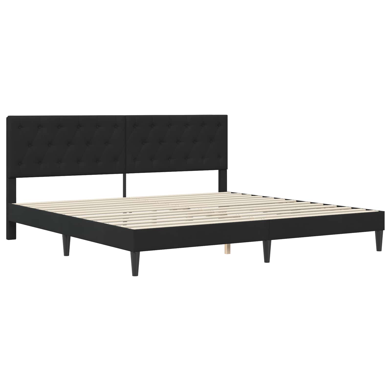 Bettgestell mit Matratze mit Kopfteil Hellgrau 80 x 200 cm Samt