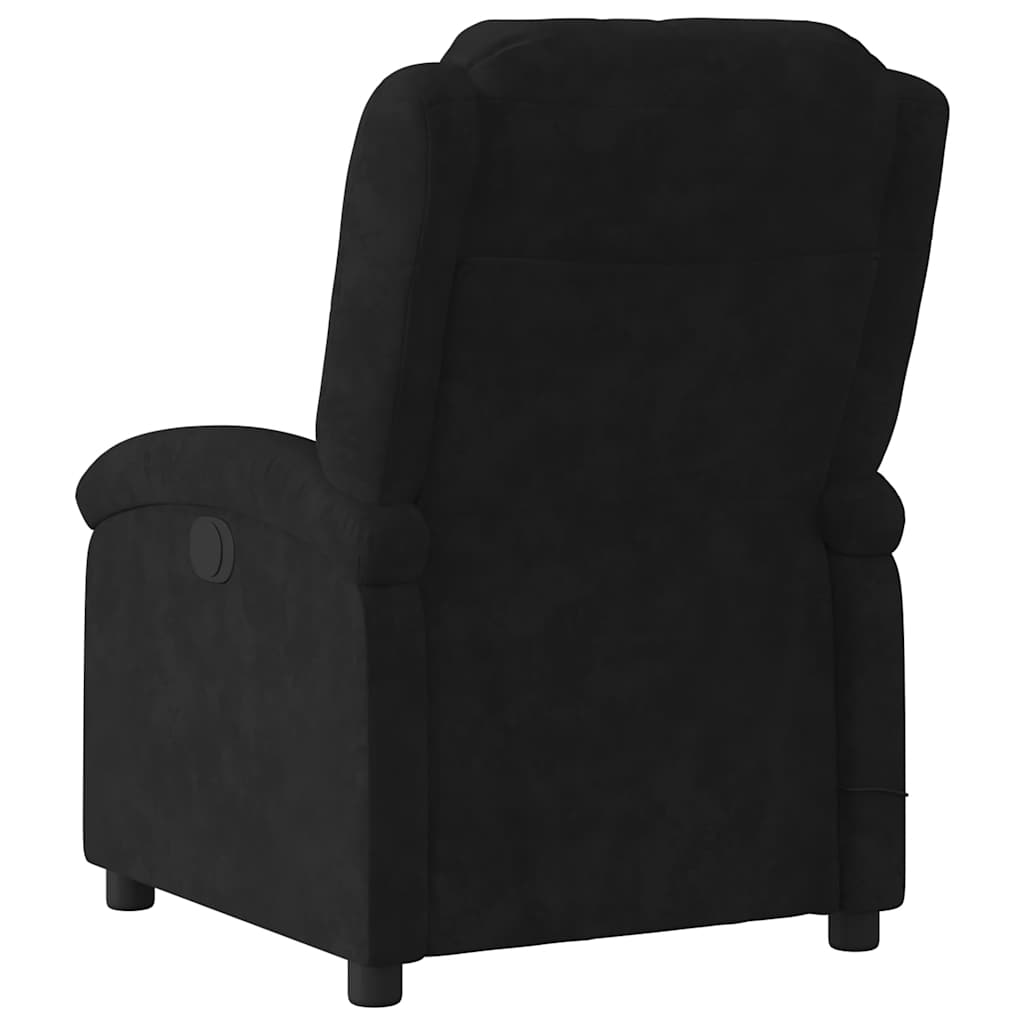 Massage-Relaxsessel, hellgrauer Samt