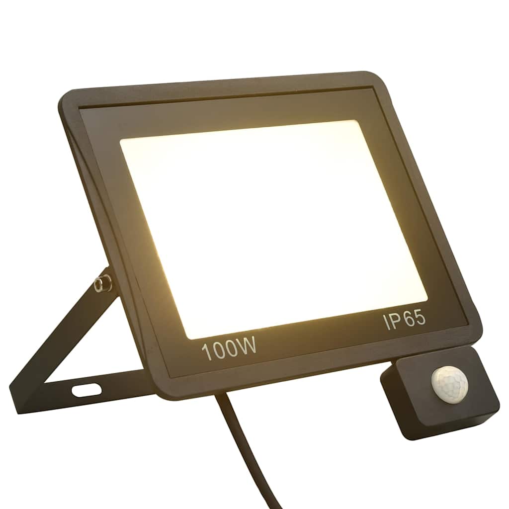 LED-Fluter mit Sensor 10W Warmweiß