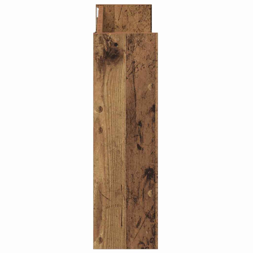 Wand-Schuhschränke 4 Stk. Weiß 60x18x60 cm Holzwerkstoff