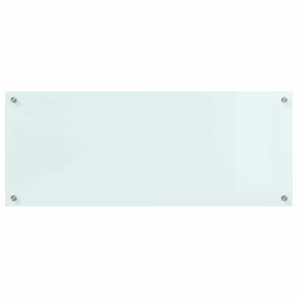 Küchenrückwand 2 pcs Weiß 70 x 40 cm Gehärtetes Glas