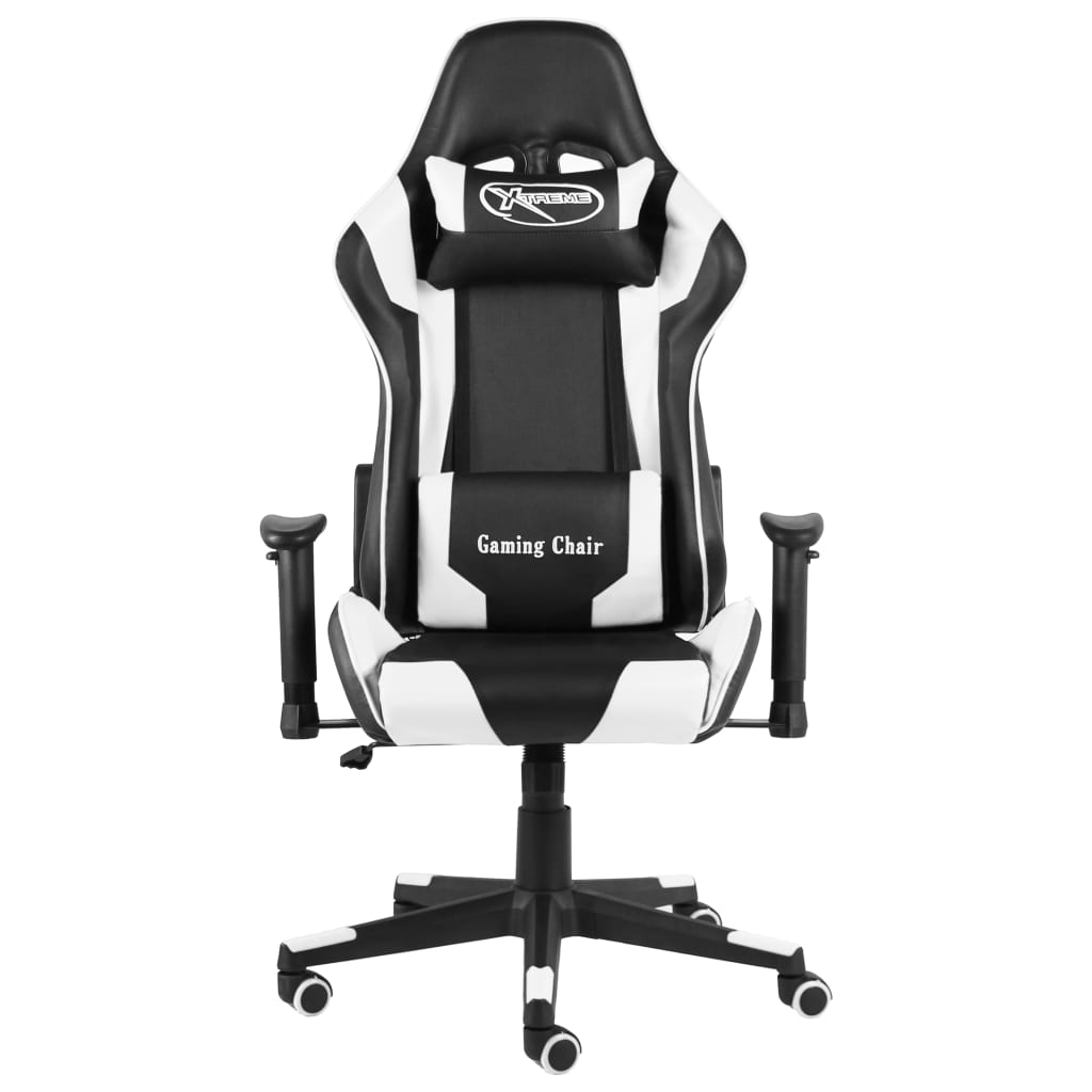Gaming-Stuhl Drehbar Blau PVC
