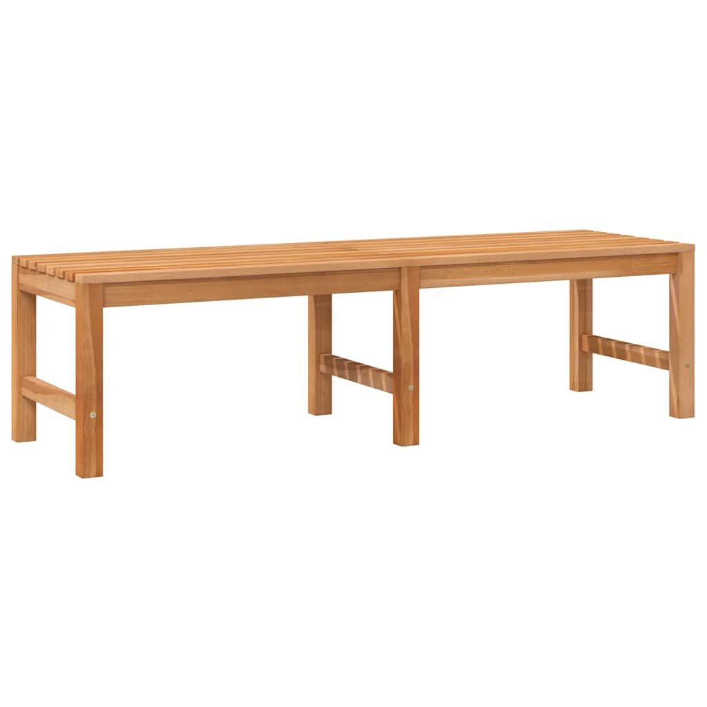 Gartenbank 114 cm Massivholz Teak
