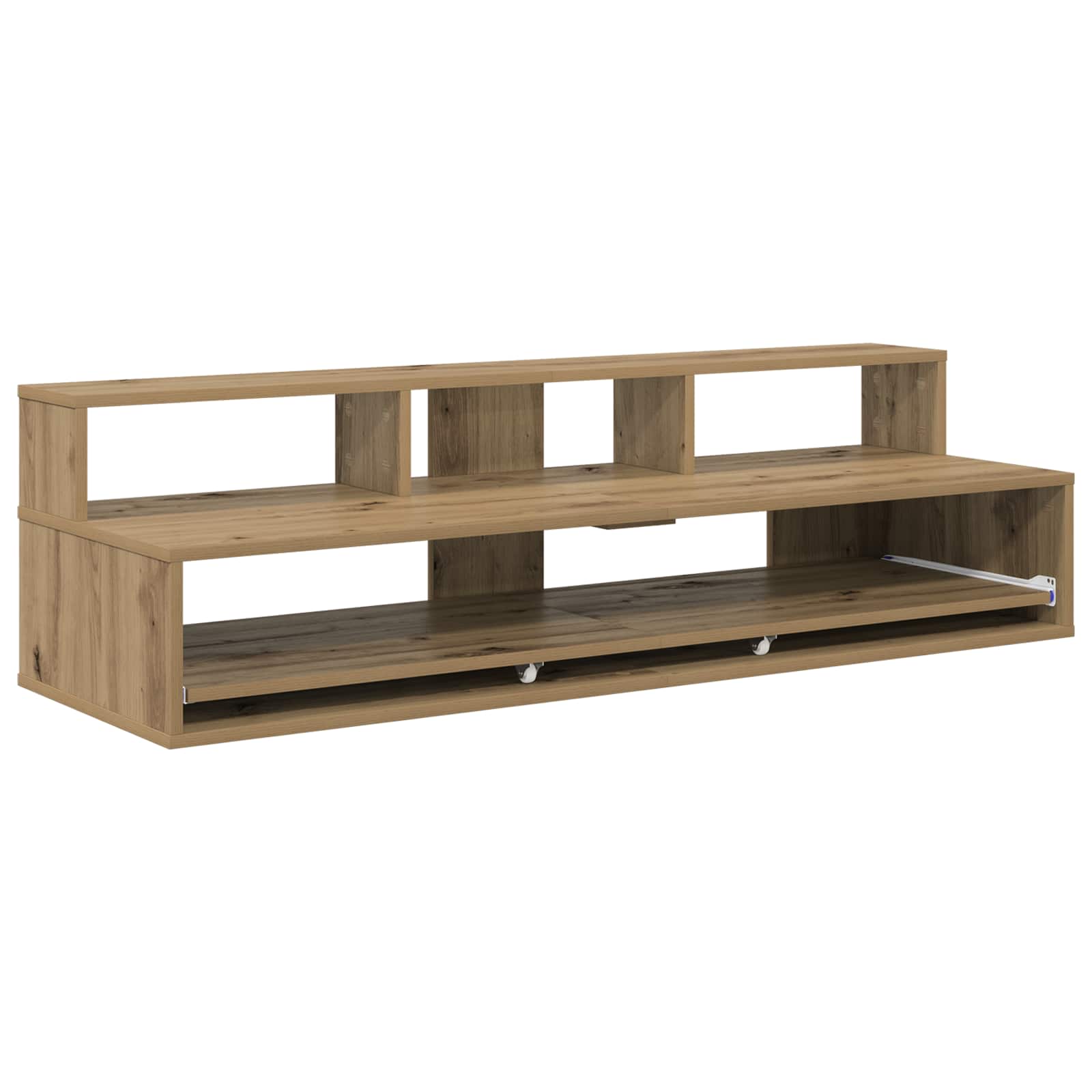 Studiotisch Weiß 152 x 42,5 x 36 cm Holzwerkstoff