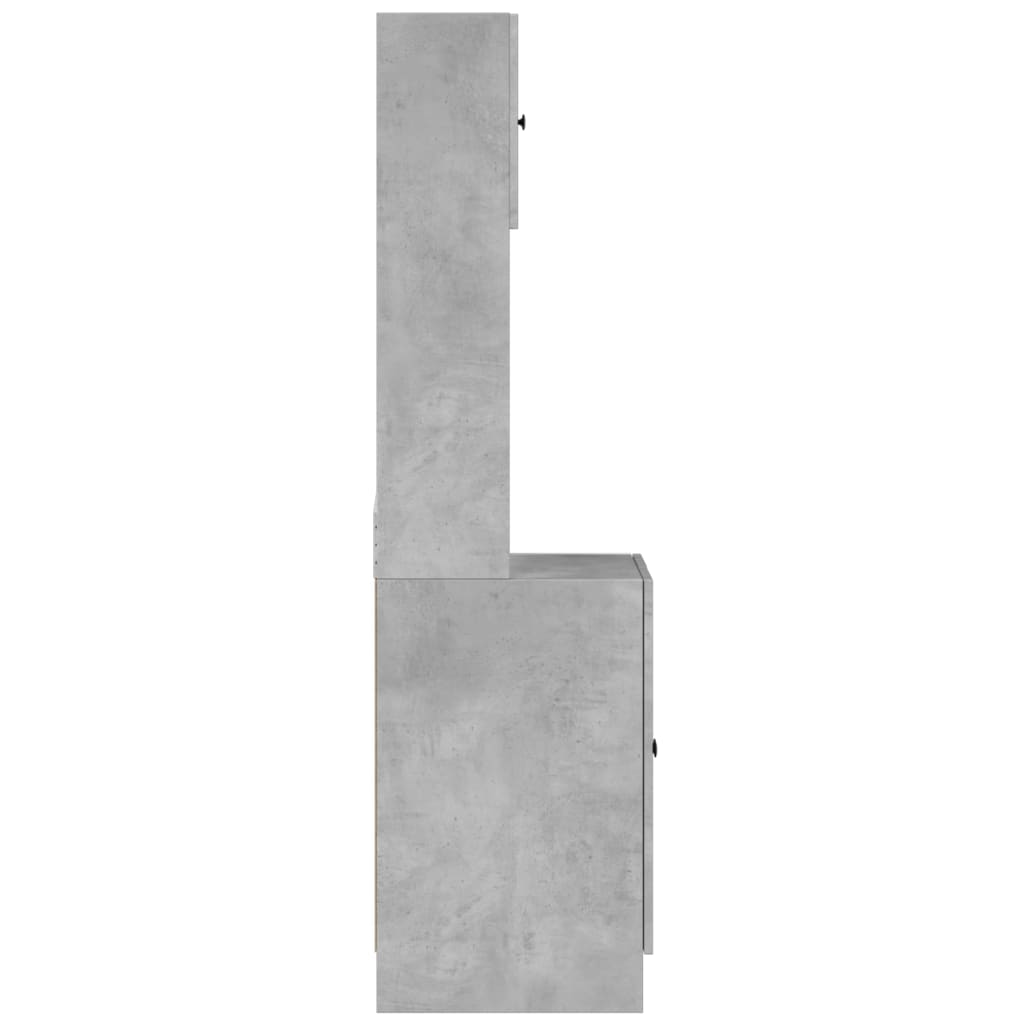 Küchenschrank Weiß 60x50x180 cm Holzwerkstoff
