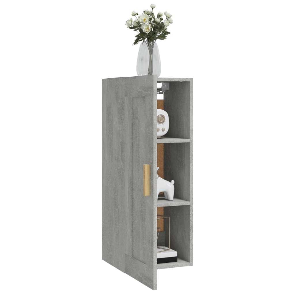 Wandschrank Weiß 35x34x90 cm Holzwerkstoff