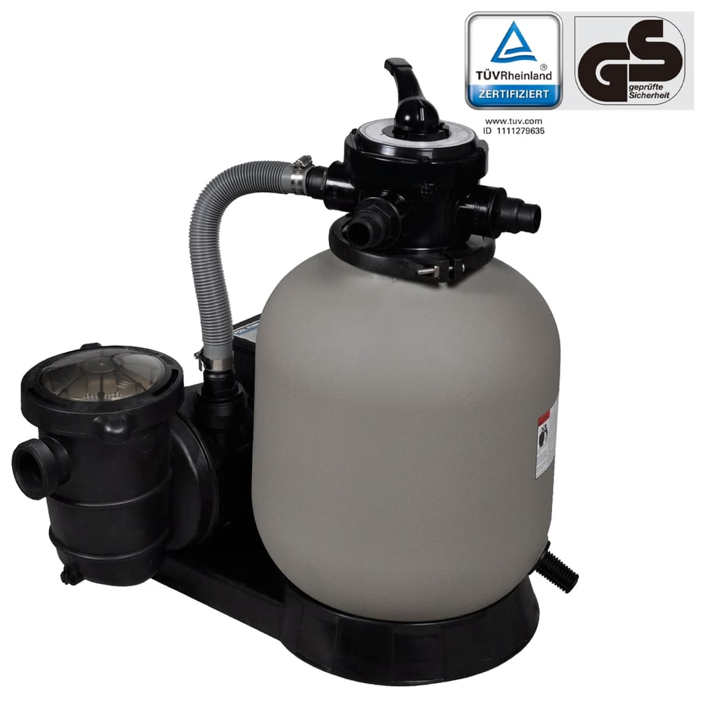 Sandfilterpumpen 2 Stk. 600 W 17.000 L/h