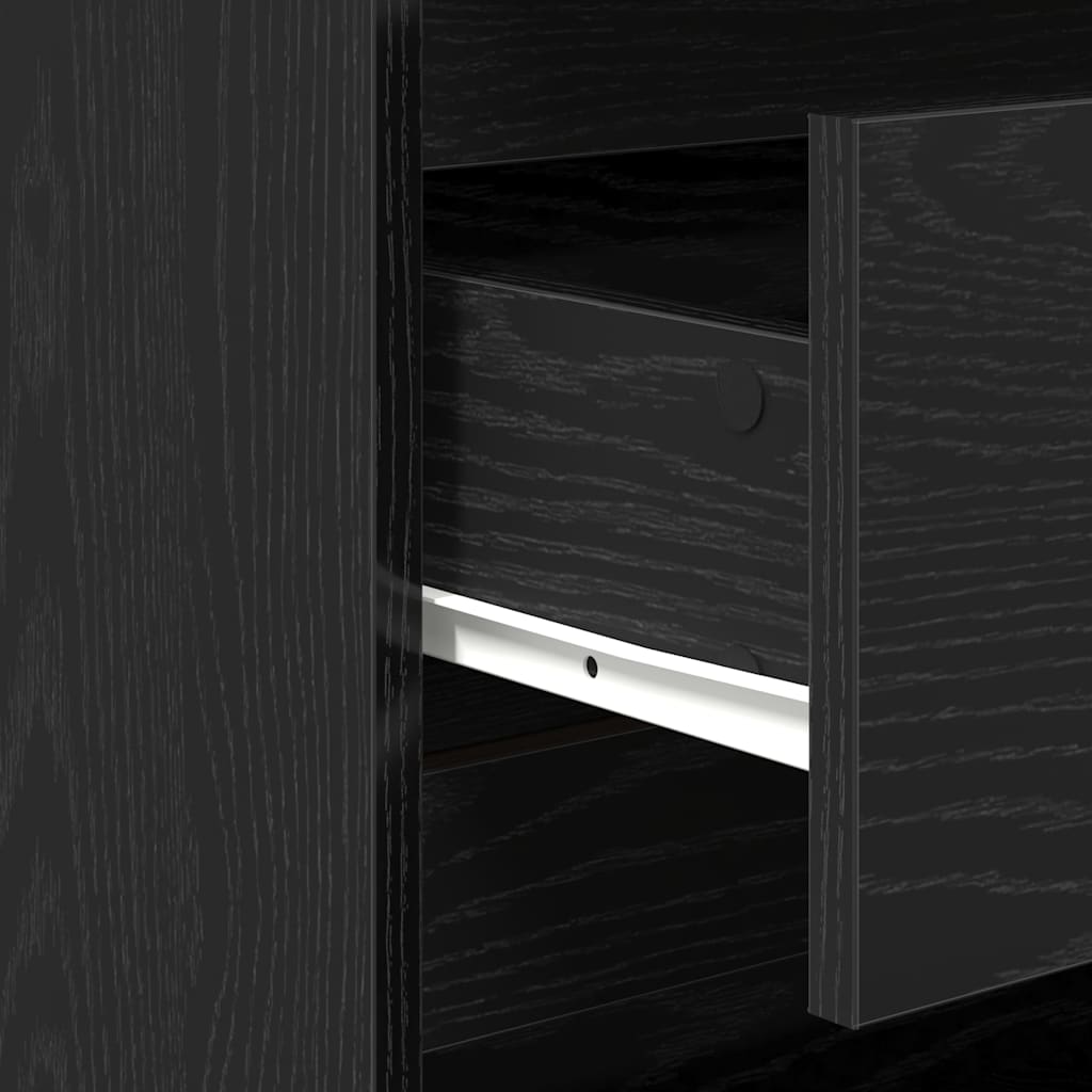 2-tlg. Sideboard Weiß Holzwerkstoff