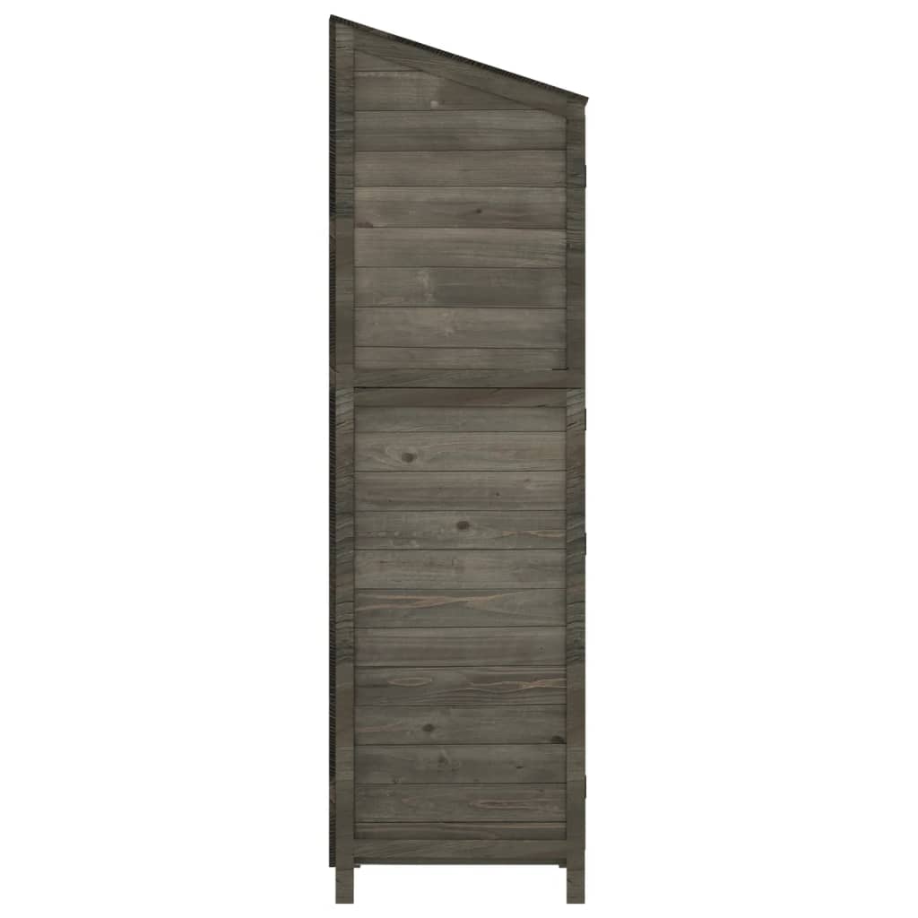 Geräteschuppen 55x52x174,5 cm Massivholz Tanne