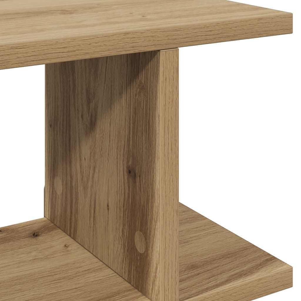 Wandregale 2 Stk. Weiß 75x18x20 cm Holzwerkstoff