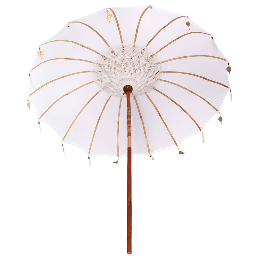 Balinesischer Sonnenschirm Creme 190 x 190 x 260 cm