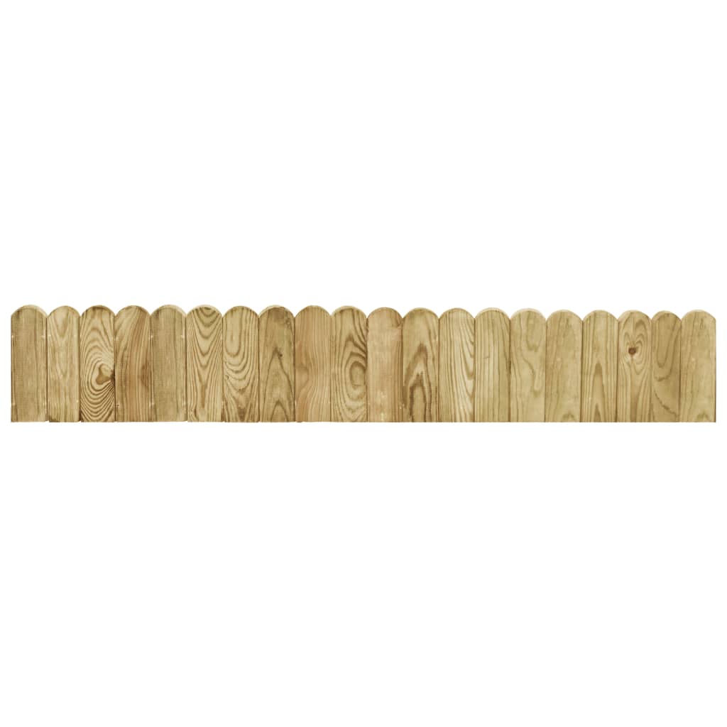 Beeteinfassungen 2 Stk. 120 cm Imprägniertes Kiefernholz