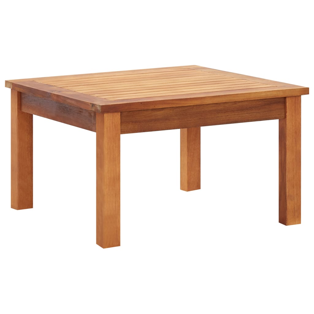 Couchtisch Helles Akazienholz 45 x 45 x 36 cm Massivholz Akazie