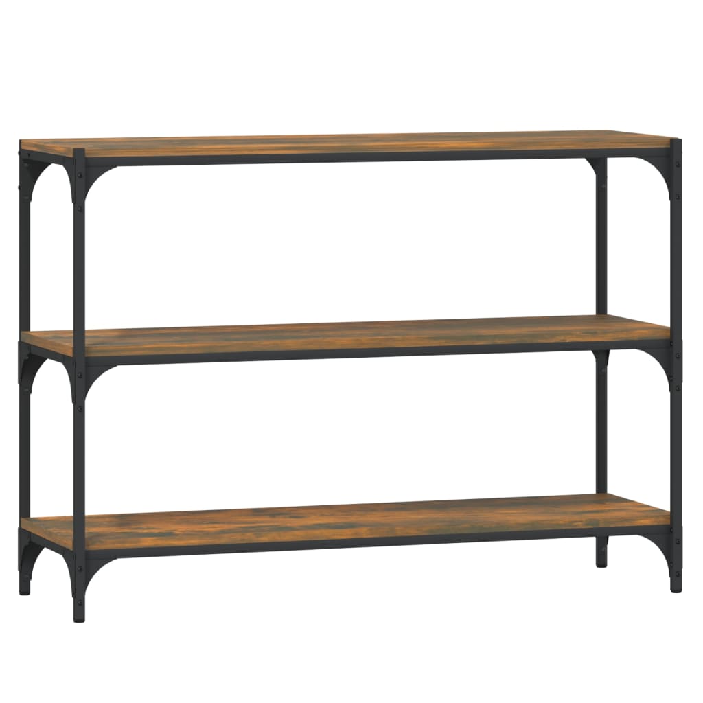 Bücherregal Schwarz 40x33x70,5 cm Holzwerkstoff und Stahl