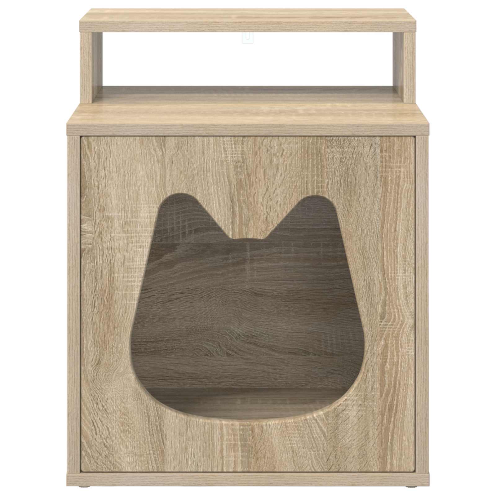 Katzenhaus Weiß 42,5 x 40 x 53,5 cm Holzwerkstoff