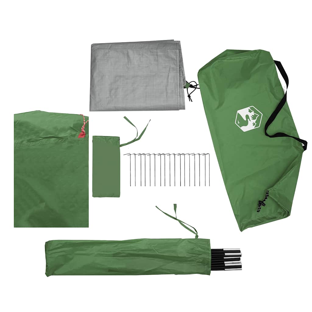 Camping-Windschutz Grün 510x153 cm Wasserdicht
