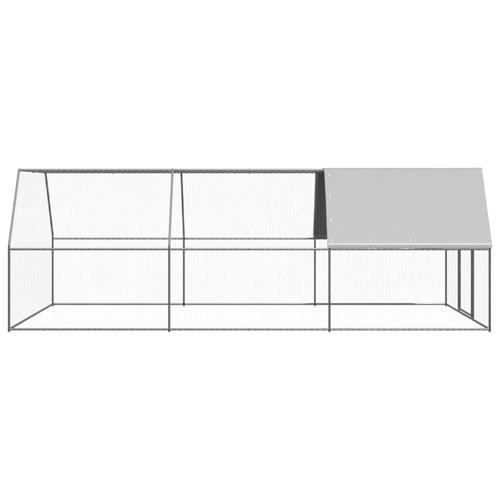 Outdoor-Hühnerkäfig 2x2x2 m Verzinkter Stahl
