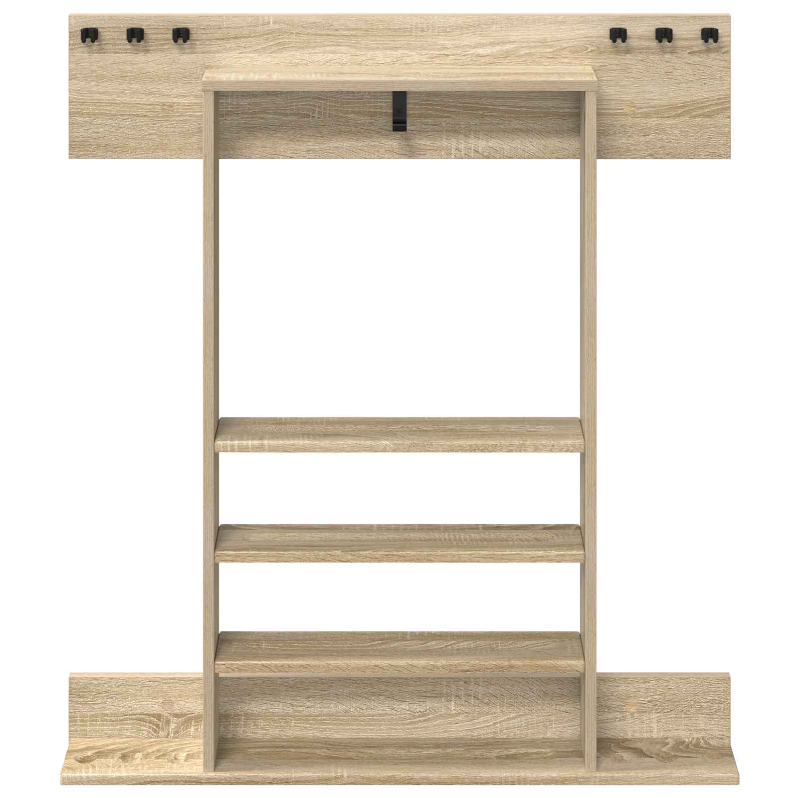 Billardqueue-Ständer Holzwerkstoff 93 x 12 x 103 cm Weiß
