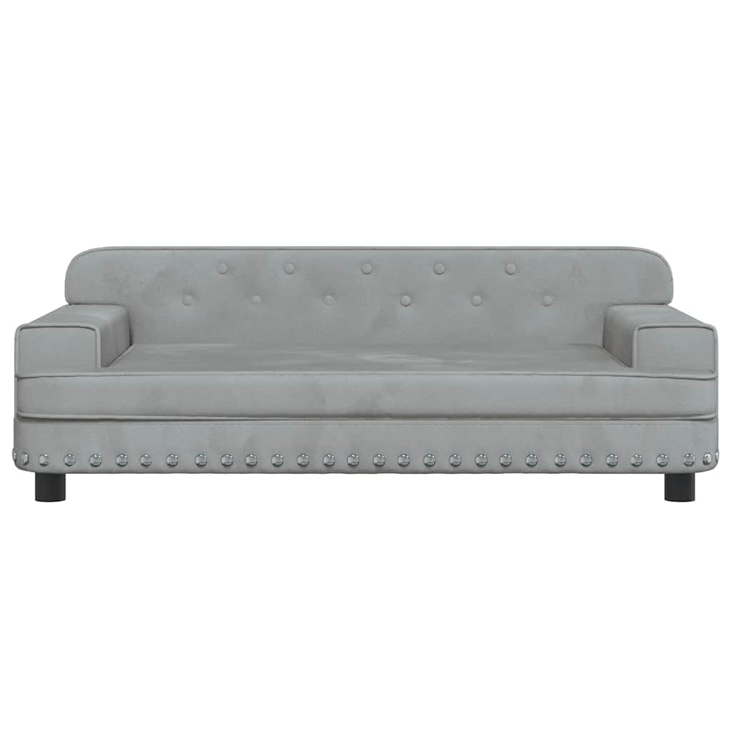 Hundebett Rosa 90x53x30 cm Samt