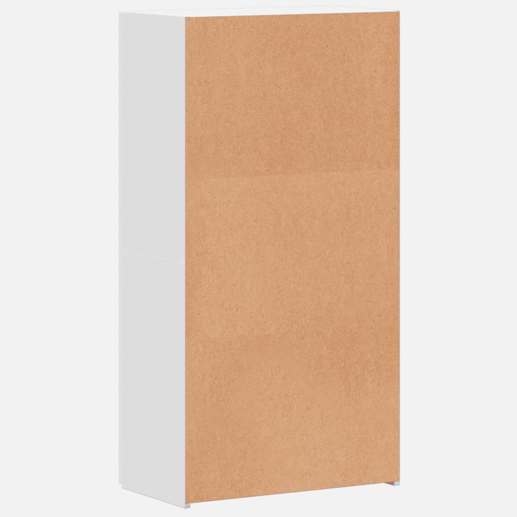 Aktenschrank Weiß 60x32x153 cm Holzwerkstoff