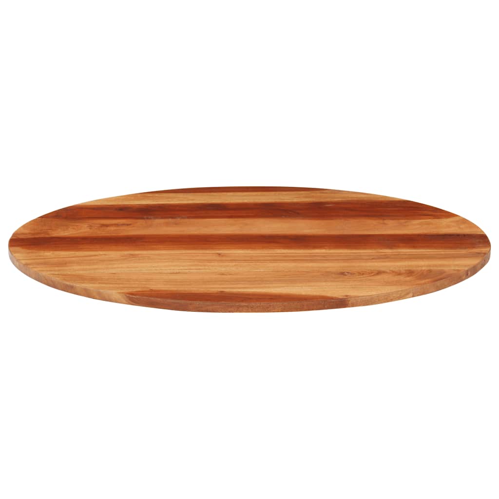 Tischplatte Massivholz Akazie Rund 15-16 mm 40 cm