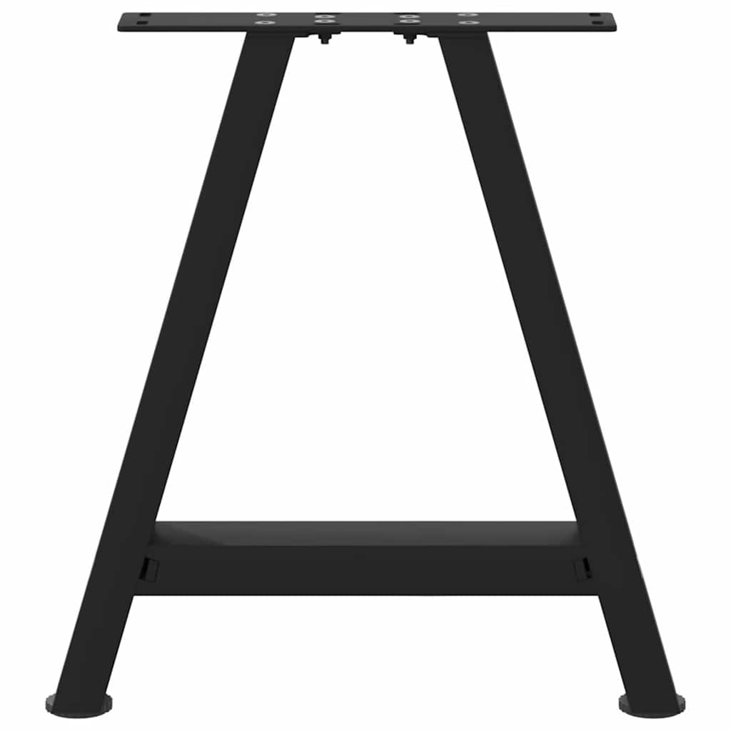Couchtischbeine A-Form 2 Stk. 30x(30-31) cm Stahl
