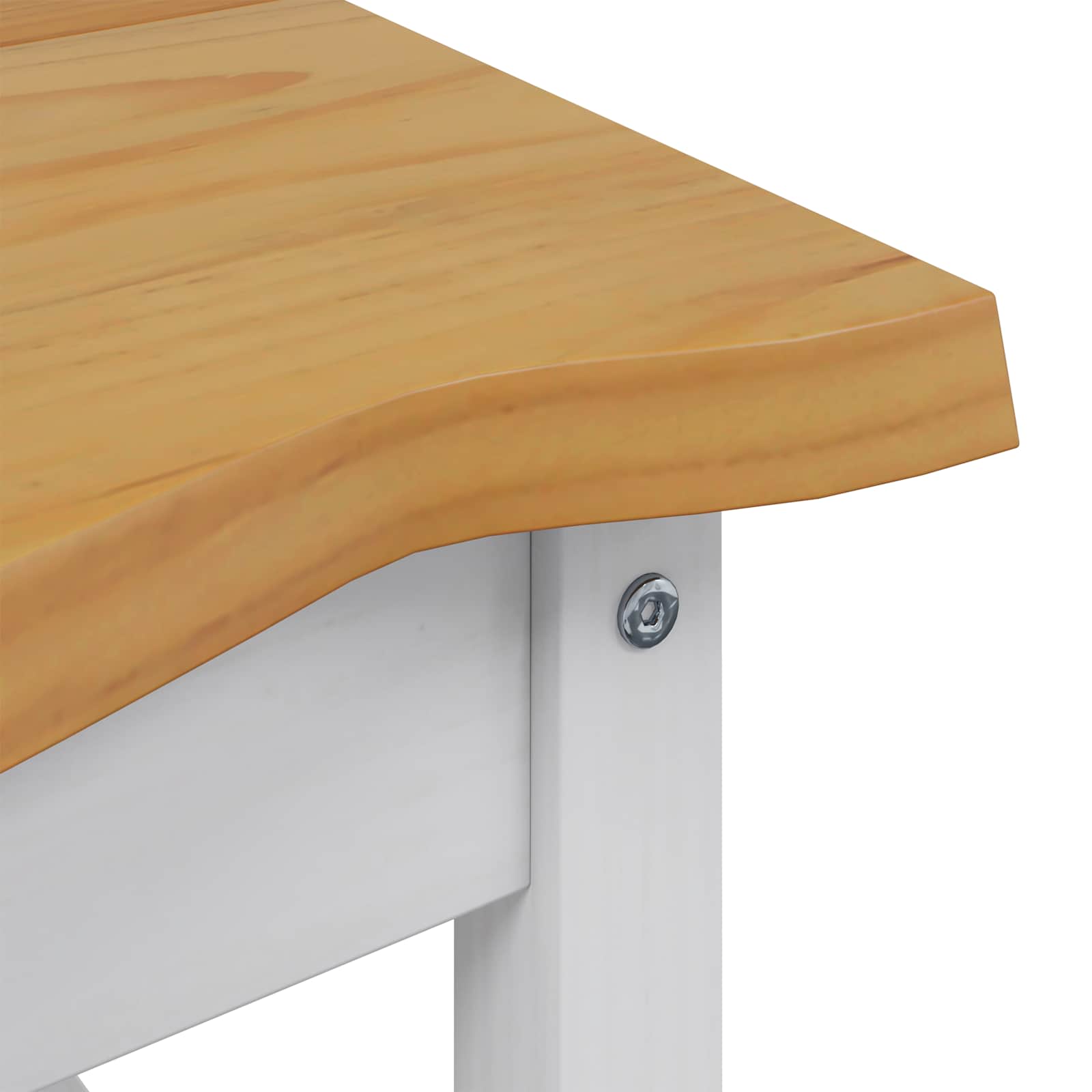 Beistelltisch mit Regal EKAI Schwarz 50 x 50 x 45,5 cm