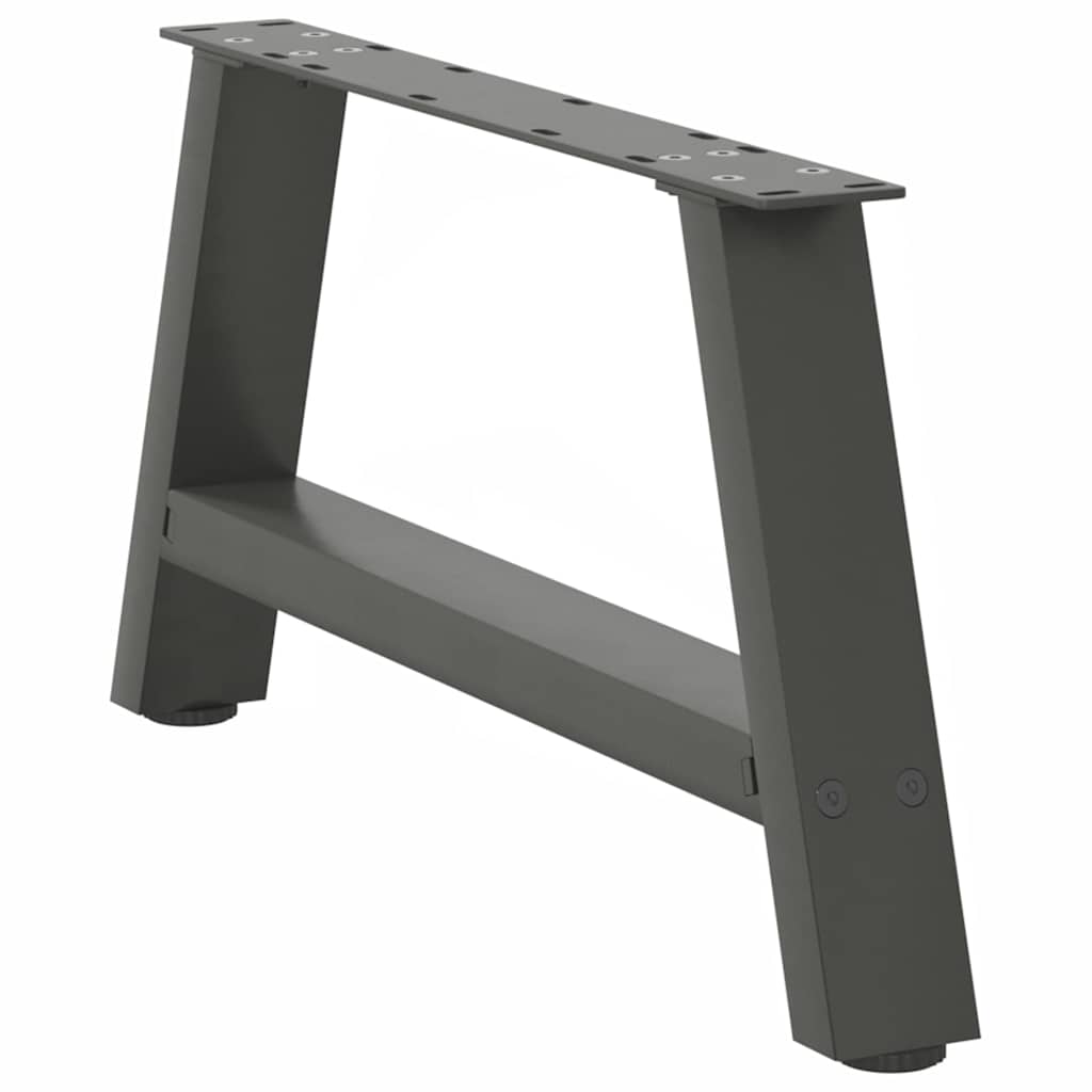 Couchtischbeine A-Form 2 Stk. 30x(30-31) cm Stahl
