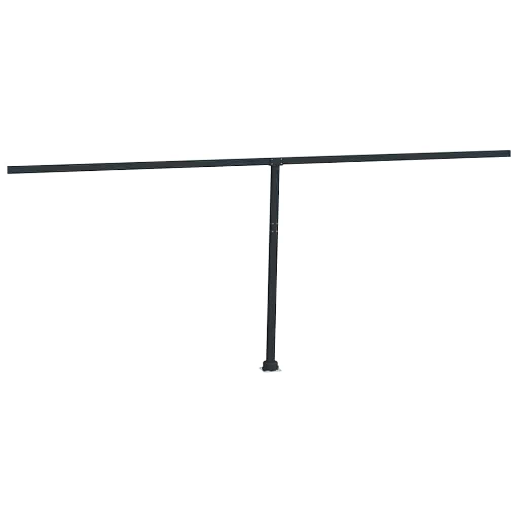 Stützen für Markisen Weiß 300x245 cm Eisen