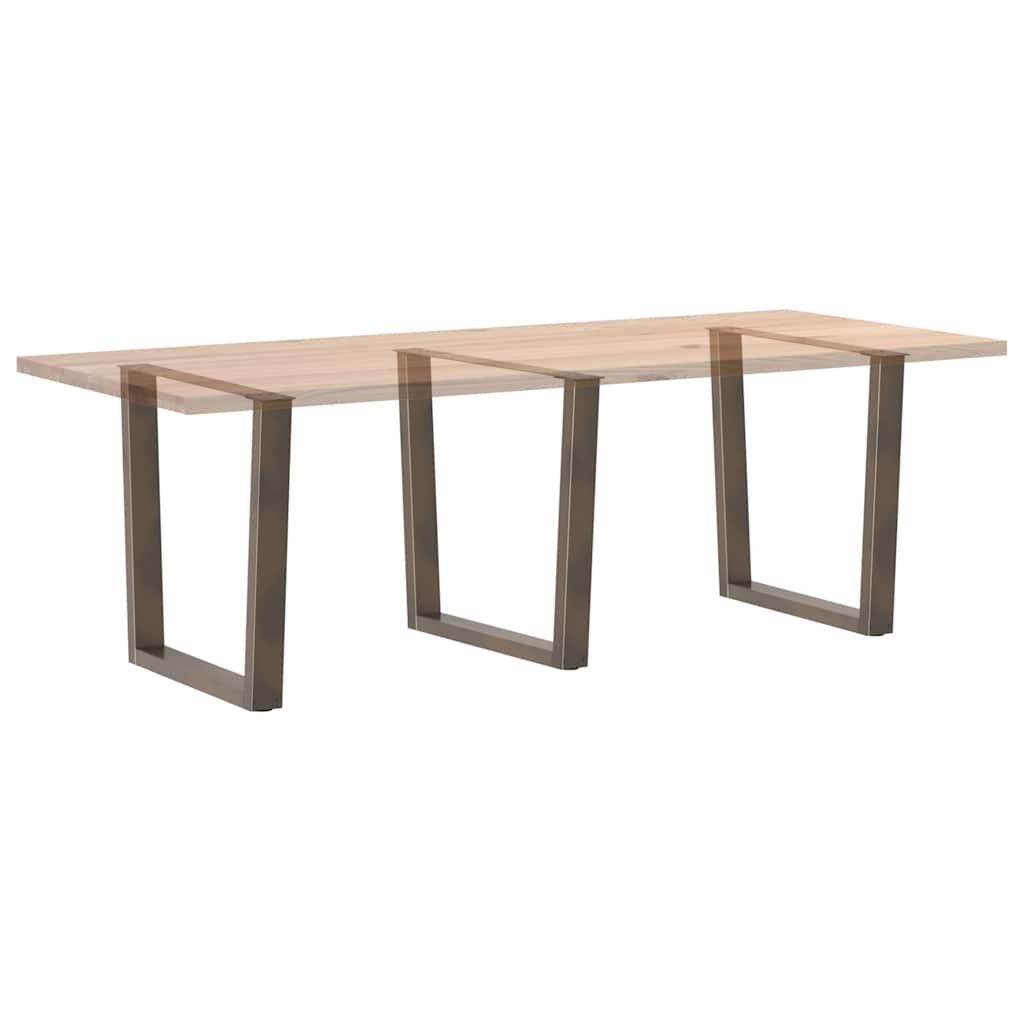 Couchtischbeine V-Form 2 Stück Schwarz 30x(30-31,3) cm Stahl