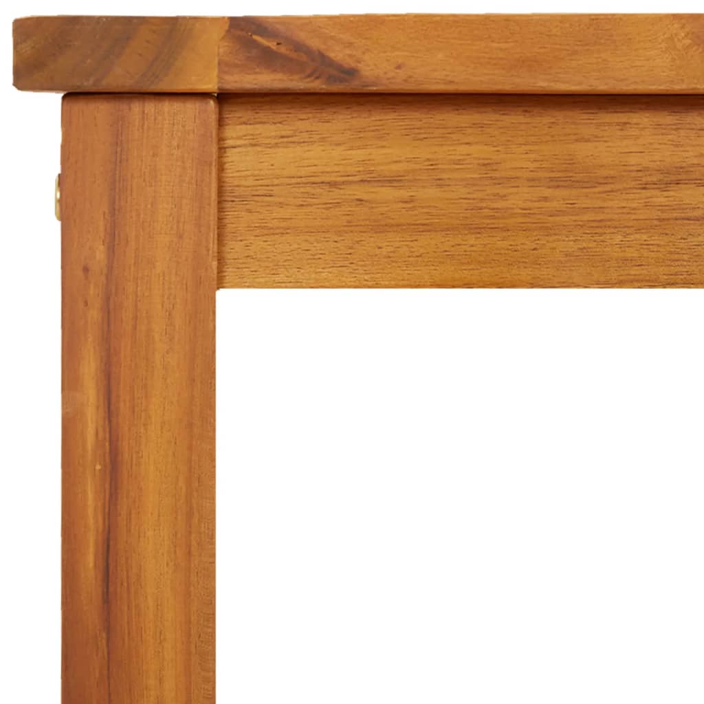 Gartenbank 110x35x45 cm Massivholz Akazie