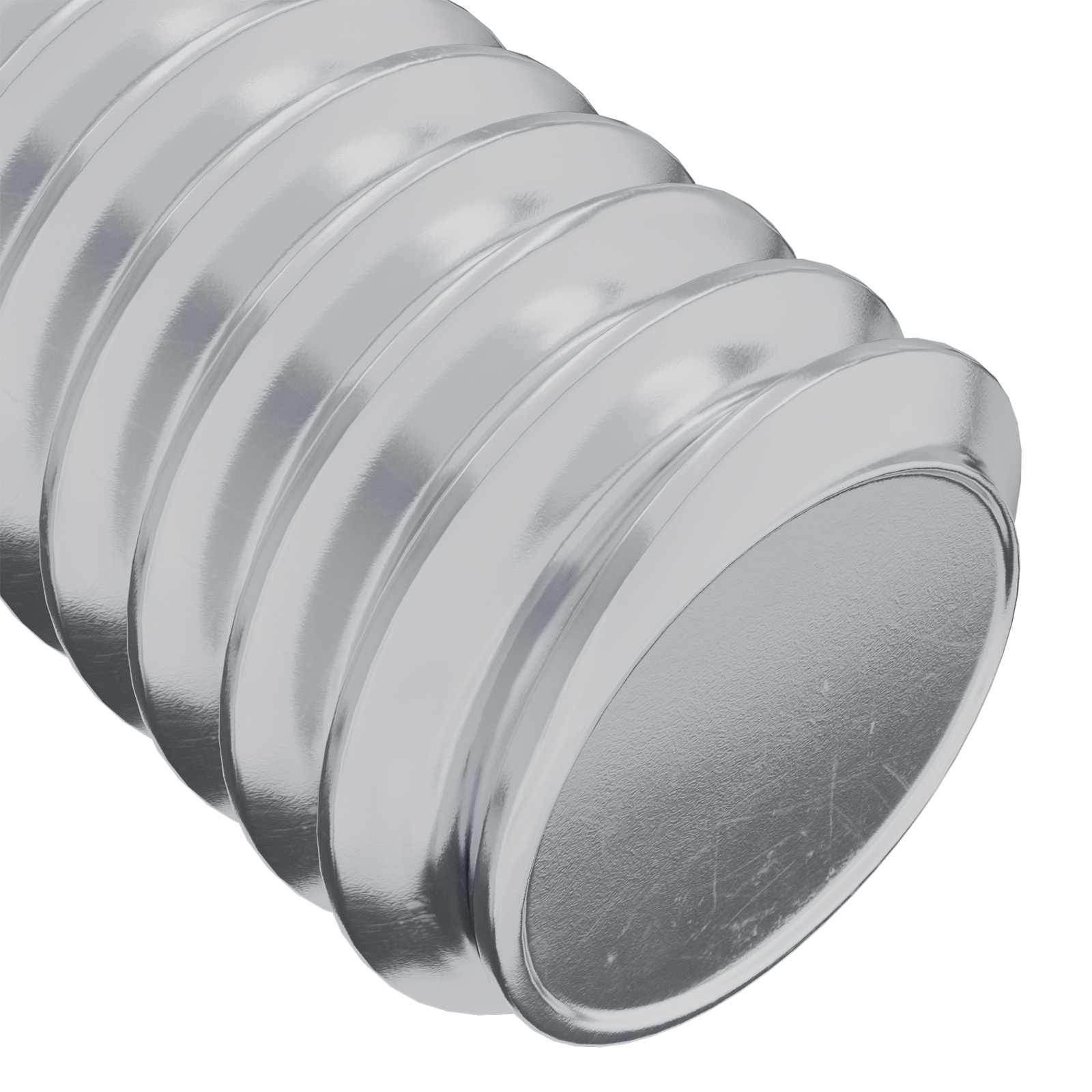 Kopf-Sicherungsschraube 2 pcs Silber M6 x 15 mm Stahl