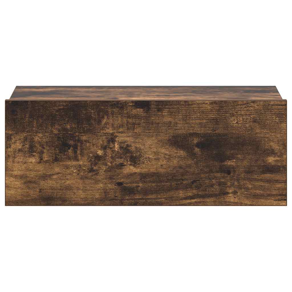 Hängender Nachttisch Weiß 40x30x15 cm Holzwerkstoff