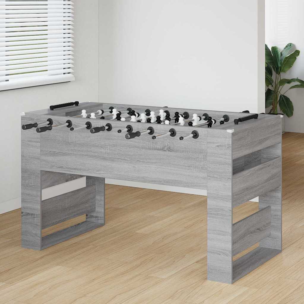 Tischfußballtisch Weiß 146,5 x 74 x 85 cm Holzwerkstoff