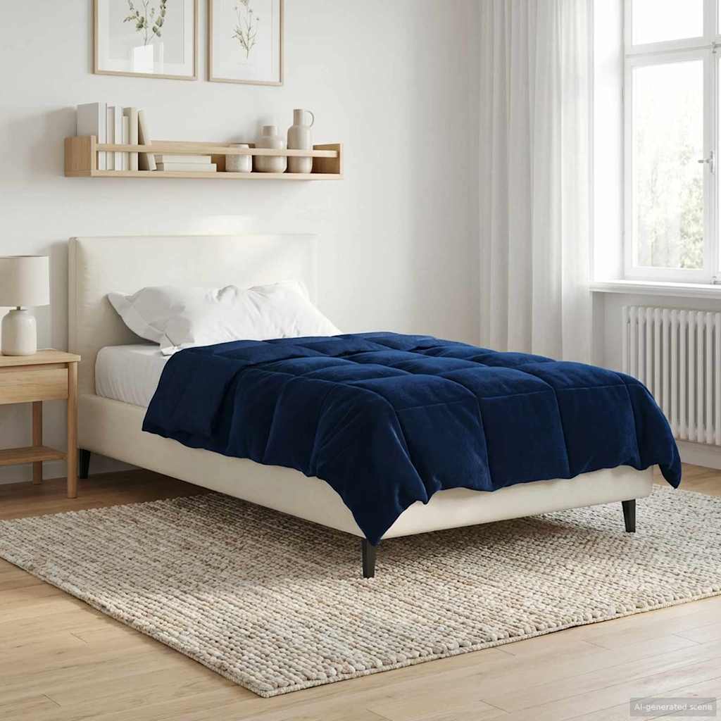 Ganzjahresbettdecke Anthrazit 135 x 200 cm Mikrofaser