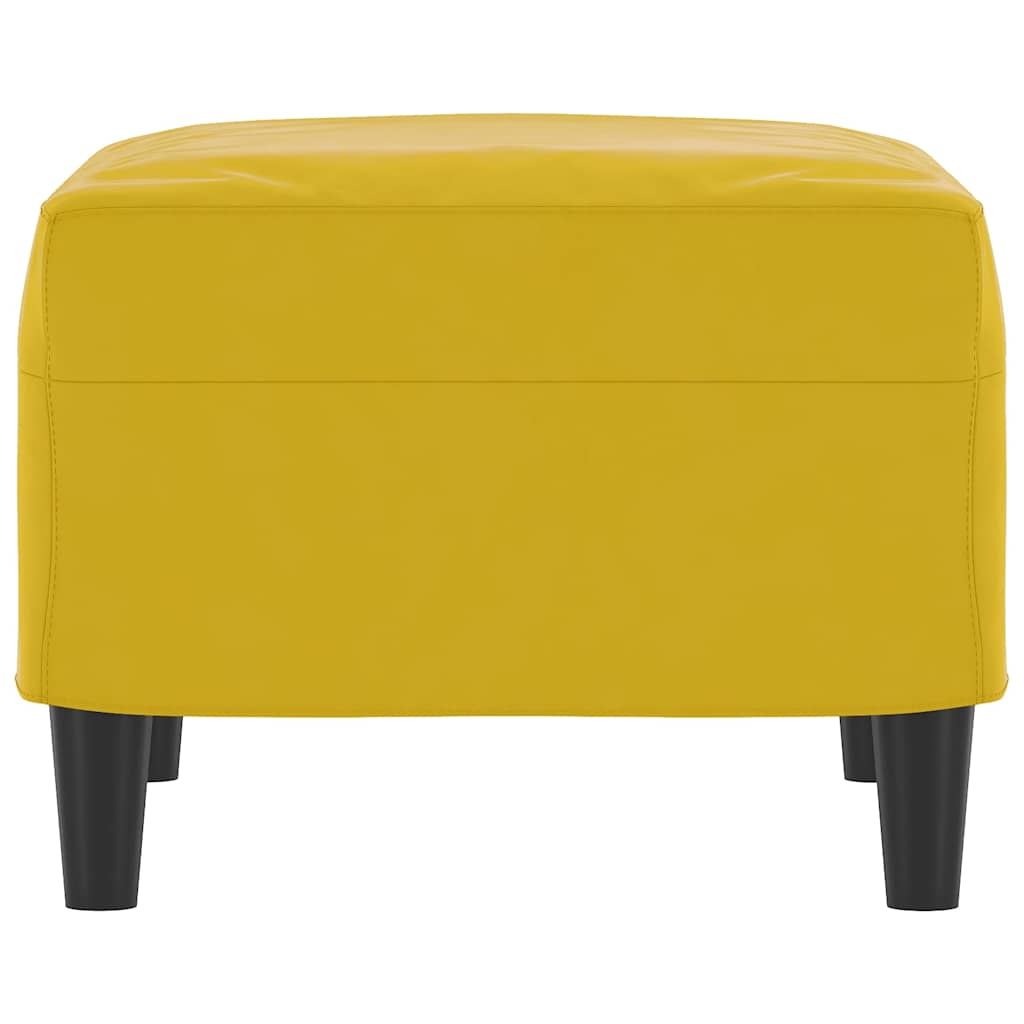 Fußhocker Hellgrau 60x50x41 cm Samt