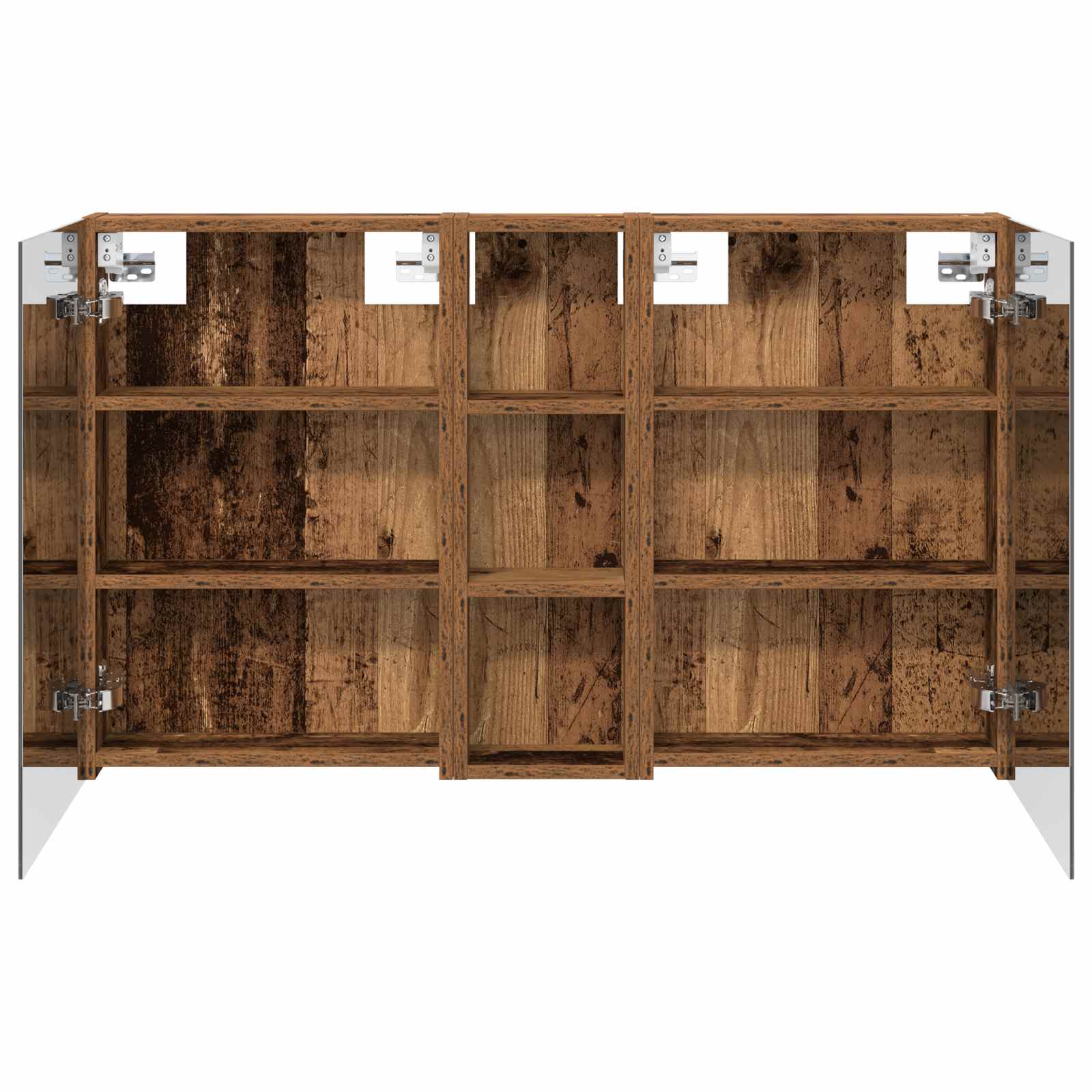 Badezimmerschrank-Set 3 pcs 80 x 10,5 x 50 cm Holzwerkstoff