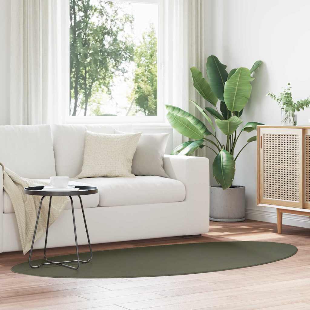 Bereichsteppiche HUARTE Anthrazit 100 x 200 cm Polyester