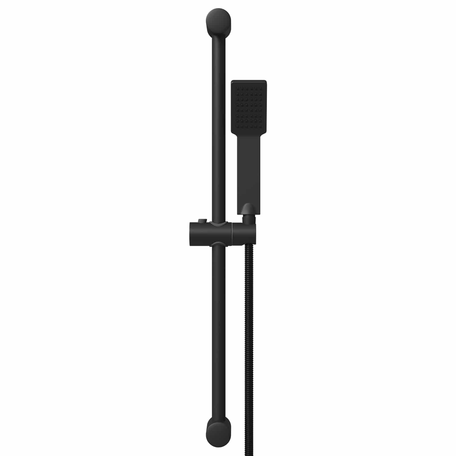 Duschsystem-Set Chrom 70 cm Edelstahl