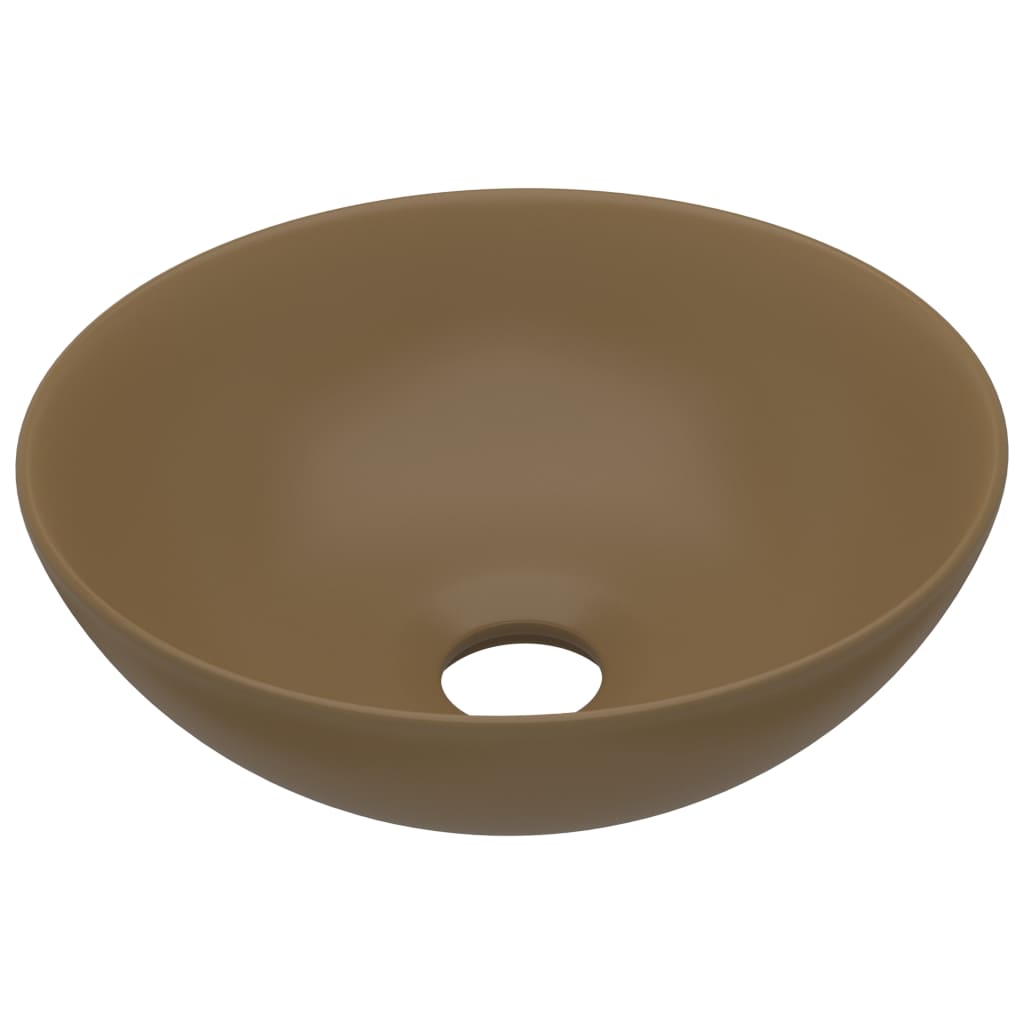 Waschbecken 28 x 10 cm Keramik Silbern