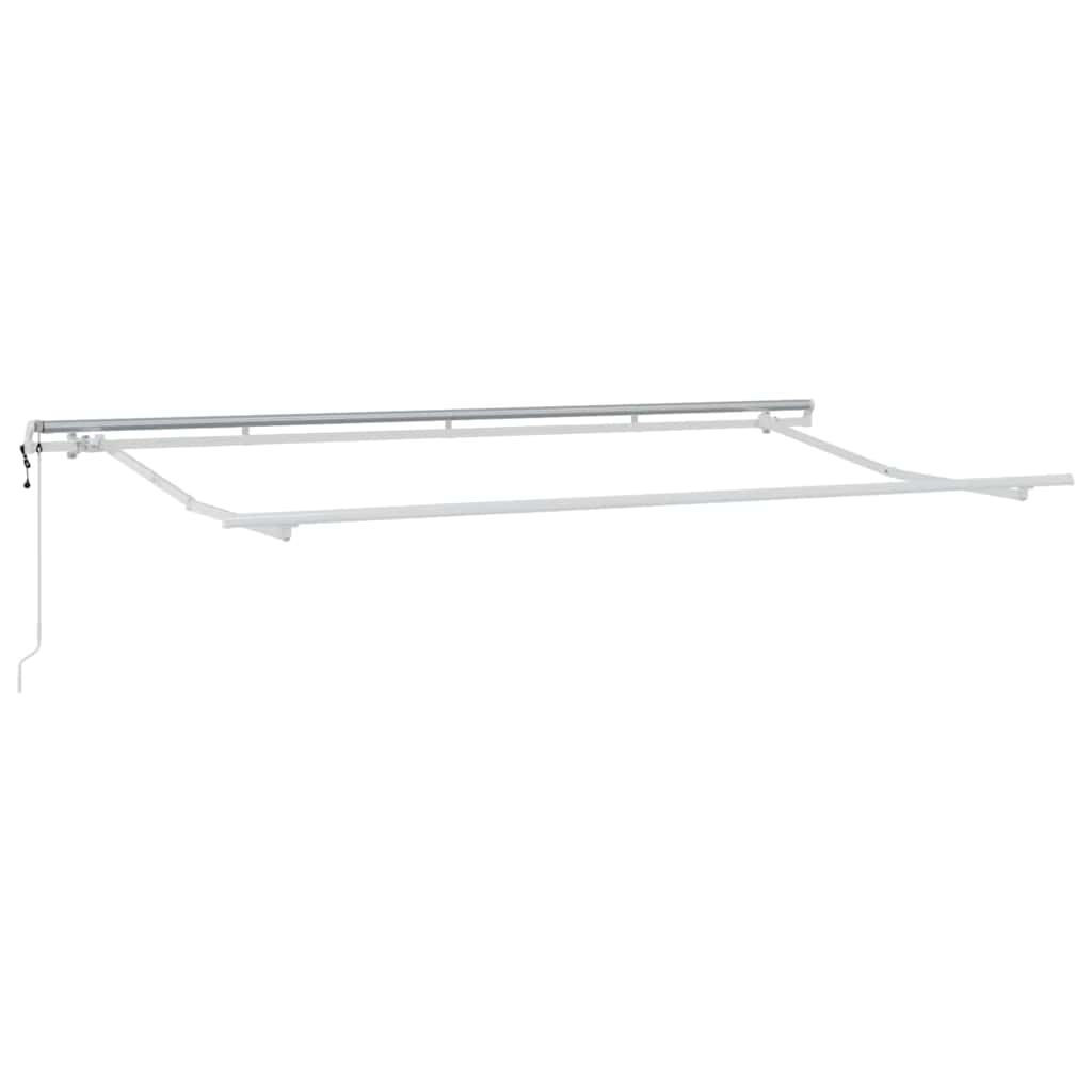 Markisenrahmen Weiß 2,5 x 2 m Metall