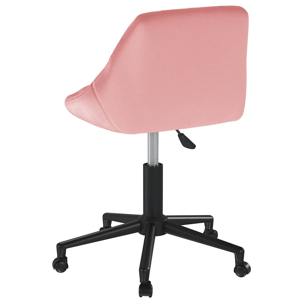Bürostuhl Drehbar Creme Samt