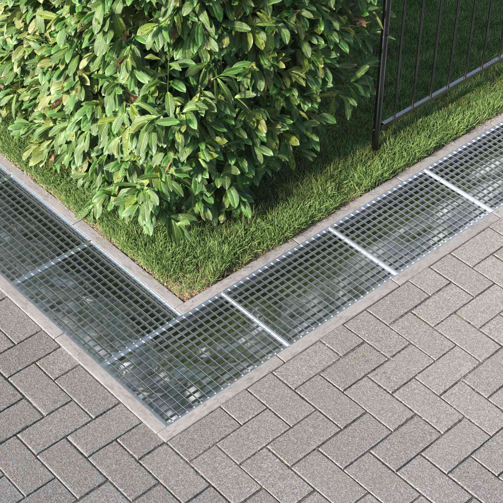 Gitter Silber 50 x 35 x 2 cm Feuerverzinkter Stahl